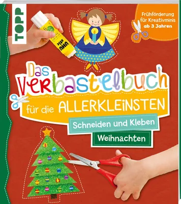 Produktbild von Das Verbastelbuch für die Allerkleinsten Schneiden und Kleben Weihnachten