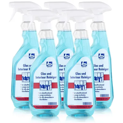Produktbild von Dr. Becher Glas und Interieur Reiniger 750ml - Reinigt streifenlos (5er Pack)