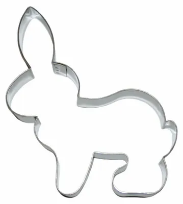 Produktbild von Lebkuchena. Hase klein Edelstahl 125 x 105 mm