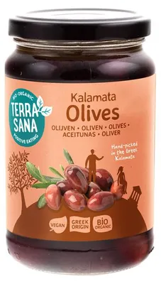 Produktbild von Terrasana Kalamata-Oliven -  - 0,2kg, KI-generiertes Bild