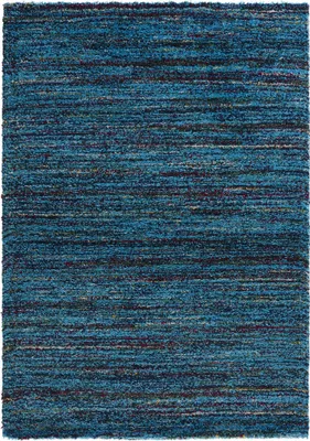 Zdjęcie produktu dla Niebieski dywan do salonu Shaggy Mint Rugs 200x290cm
