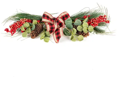Produktbild von Rustikaler Weihnachts-Tischschmuck 50 cm mit Tannenzapfen - Einheitsgröße