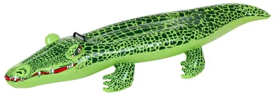 Produktbild von Eddy Toys Aufblas Krokodil – Schwimmtier Aufblasbar Kinder