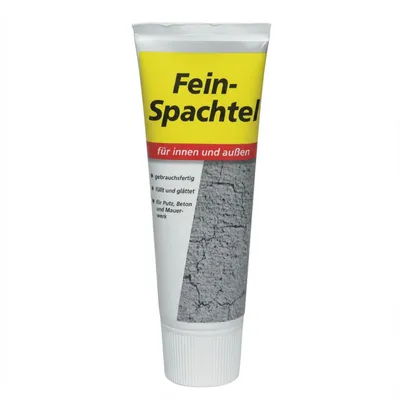Produktbild von Feinspachtel - zum Glätten und Ausfüllen von Löchern auf Putz, Beton und Mauerwerk 330g Tube