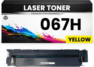 Produktbild von Toner kompatibel für Canon Cartridge 067H Yellow / 5103C002 imageClass LBP633Cdw LBP632Cdw LBP631Cw MF651Cw MF653Cdw MF654Cdw MF655Cdw MF656Cdw in Gelb