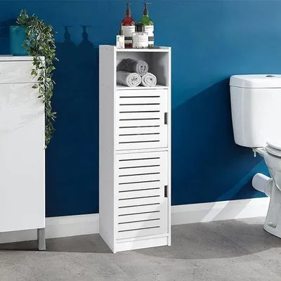 Imagen del producto de Famanu, armario para baño de 20 x 24 x 74 cm - Resistente al agua, práctico