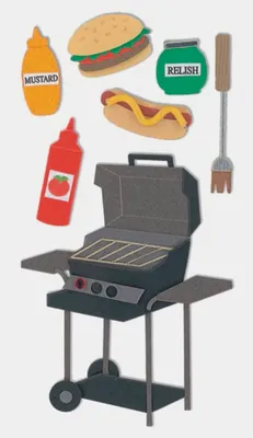 Produktbild von 6XHeyda 203780730 StickerMix BBQ