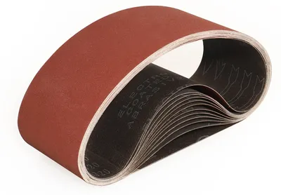 Immagine prodotto di Carta abrasiva a nastro, 100x610 mm, confezione da 12 pezzi, grana 320, per levigatrice a nastro