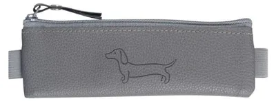 Imagen del producto de Estuche mini para cuaderno con goma elástica, color gris "Sharky"