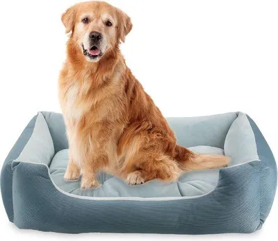 Produktbild von Luxus-Hundebett – Hundekissen aus weichem Kunstleder