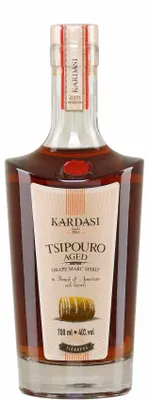 Produktbild von Tsipouro Tirnavou Premium aged 40% 0,7l Kardasi