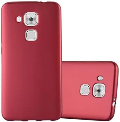 Produktbild von Cadorabo Schutzhülle für Huawei NOVA PLUS Hülle in Rot Handyhülle TPU Silikon Etui Cover Case