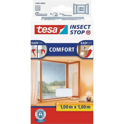 Produktbild von tesa Insect Stop COMFORT Fliegengitter weiß
