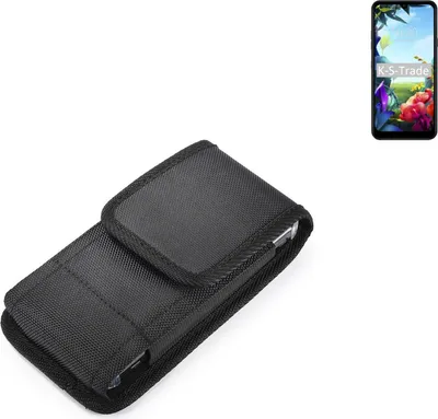 Produktbild von Holster Gürteltasche kompatibel mit LG Electronics K40S Holster Gürtel Tasche wasserabweisend Handy Hülle Schutz Hülle Outdoor schwarz K-S-Trade