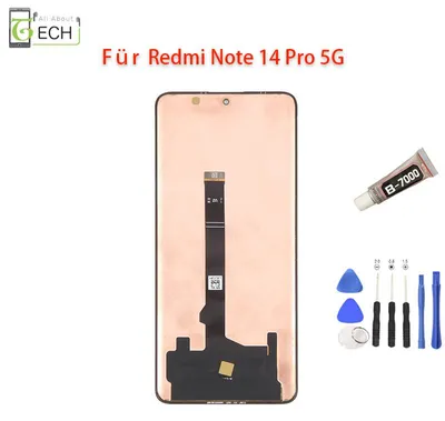 Produktbild von Original Xiaomi Redmi Note 14 Pro 5G 24090RA29G LCD Display Bildschirm