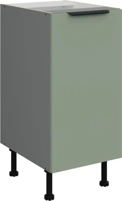 Produktbild von Unterschrank mit einer Tür LUNARA – Breite 40 cm, Grün/Anthrazit