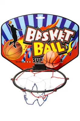 Produktbild von basketballring Junior 21 x 28 cm blau/rot 2-teilig