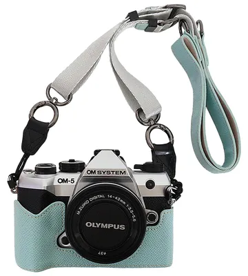 Zdjęcie produktu dla Solidchoice - Etui na aparat Olympus OM-5 Mark II, wykonane z poliuretanu (skóra syntetyczna)
