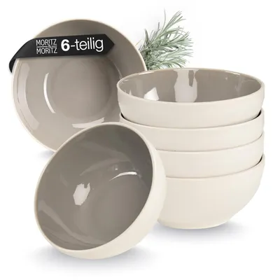 Produktbild von Moritz & Moritz CAVO Müslibowl 6er Pack - Stone