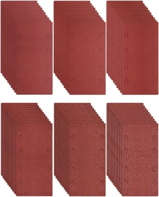 Produktbild von Schleifpapier 93x185mm für Rechteckschleifer, Körnungen 60/120/220 (30 Stück)