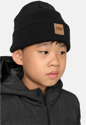 Immagine prodotto di Urban Classics UCK626 | Logopatch Beanie Bambini 2-Pack da 110/116 a 158/164 - Colore: nero+grigio - Taglia: 122/128