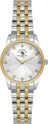 Zdjęcie produktu dla Zegarek  Santa Barbara Rocket Polo Club SB.1.10649-4 CYRKONIE srebrny