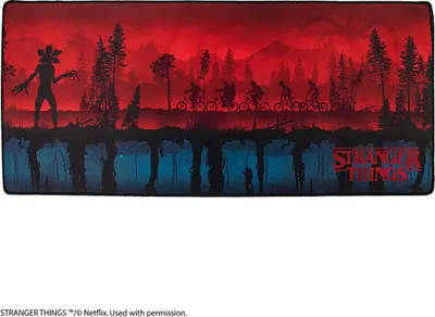 Productafbeelding van Stranger Things "Upside Down" XL gaming muismat (80 x 35 cm)