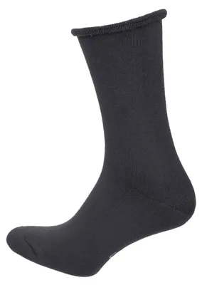 Productafbeelding van Frotteesokken Milena Terry, terrystof, zwart, warm, ademend en zacht, maat 44-46
