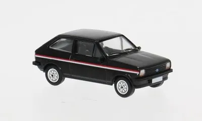 Produktbild von Brekina PCX870770 - 1/87 Ford Fiesta MK I Avus, schwarz, 1975 - Neu