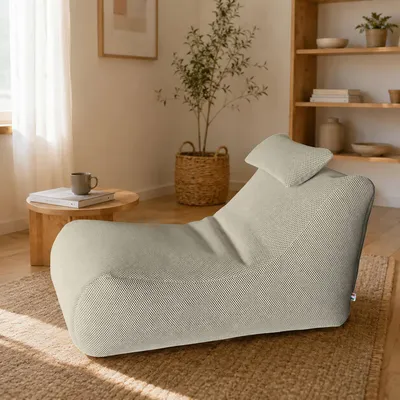 Produktbild von Talamo Italia Pouf Abuli 70x120x65h cm Beige, Musterform