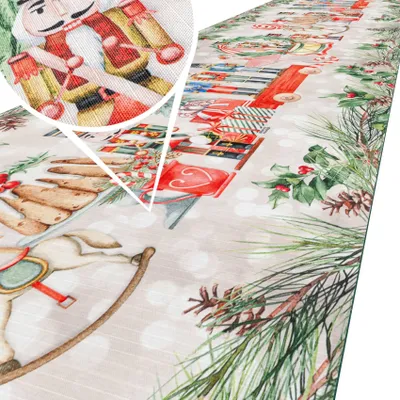 Produktbild von Läufer Küchenläufer Flurläufer Teppichläufer Textil SPRINTY Bunt Nussknacker Robust Breite 52cm Länge 140cm