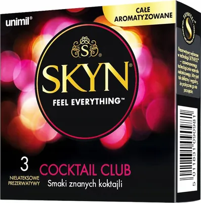 Immagine prodotto di Preservativi SKYN Cocktail Club senza lattice, 3 pezzi