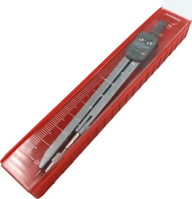 Produktbild von Metallzirkel Lorenz 201/FM In Box mit Lineal
