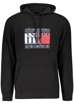 Zdjęcie produktu dla Tommy Hilfiger Męska Czarna Bluza Z Rozpięciem