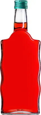 Produktbild von KADAX Glasflasche für Tinktur 500 ml mit grünem Verschluss 50 Stück.