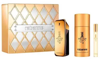 Zdjęcie produktu dla Paco Rabanne Estuche 1 Million woda toaletowa 100ml dezodorant 150ml woda toaletowa 10ml