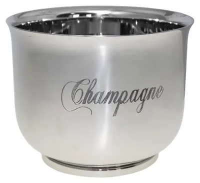 Produktbild von Silberfarbener Magnum-Champagnerkübel aus Edelstahl, 18,5 x 18,5 x 23,5 cm
