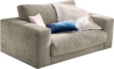 Produktbild von KAWOLA Doppelsessel MADELINE Loveseat Cord steingrau