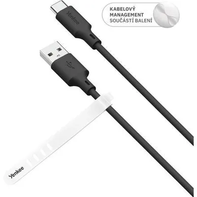 Produktbild von Ycu 315 Bk Silic Usb A-C / 1,5M Yenkee