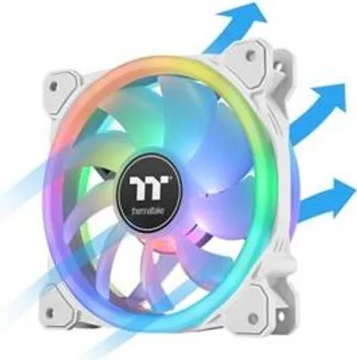Produktbild von Thermaltake SWAFAN 12 RGB Radiator Fan TT Premium Edition White, Luftkühlung, 12 cm, 500 RPM, 2000 RPM, Weiß