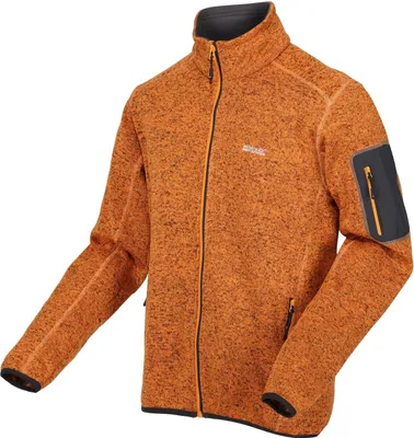 Produktbild von Regatta Newhill Strickfleecejacke Herren, Größe:M, Farbe:Orange