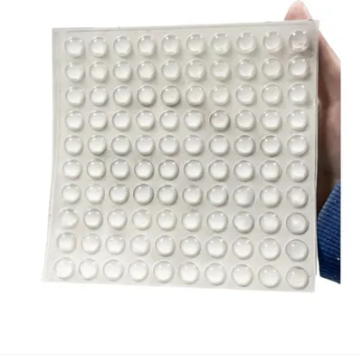 Produktbild von INF Transparente Nagelschutz-Tastaturaufkleber, 10x3mm, 100 Stück