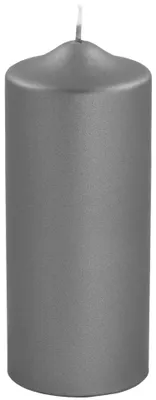 Produktbild von FINK Stumpenkerze Candle - grau - H. 20cm x B. 8cm x D. 8cm