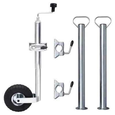 Produktbild von Stützrad 48 mm mit 2 Stützrohren und 3 Klemmen