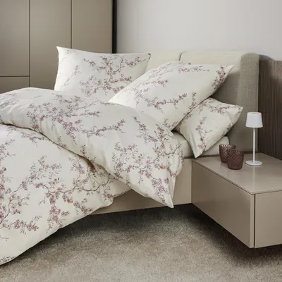 Produktbild von Janine Interlock Feinjersey Bettwäsche Carmen S 55104-01 rosa beere 135x200 cm + 80x80 cm