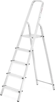 Immagine prodotto di Scala domestica a 5 gradini Scala professionale in alluminio 2,97 m di altezza di lavoro