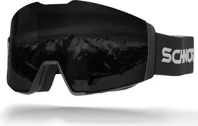 Produktbild von Schnorr Skibrille Edge | Dunkel Grau getönt, Anti-Fog, UV400, 45 mm Band