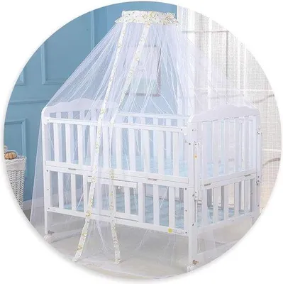 Obrázek produktu pro Síť proti hmyzu do dětské postýlky, 160 × 450 cm, ochrana proti přehýbání