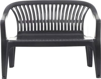 Produktbild von Asmi - Gartenbank, 114x55x82h cm Anthrazit, 2-Sitzer,  Italy