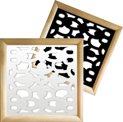 Immagine prodotto di ANCHORAGE - Moduli Decorativi in Legno e PVC 98x98 cm nero